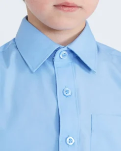 Best Dunnes Stores Long-Sleeved Easy Iron Shirt - Pack Of 3 - (4-16 Years)