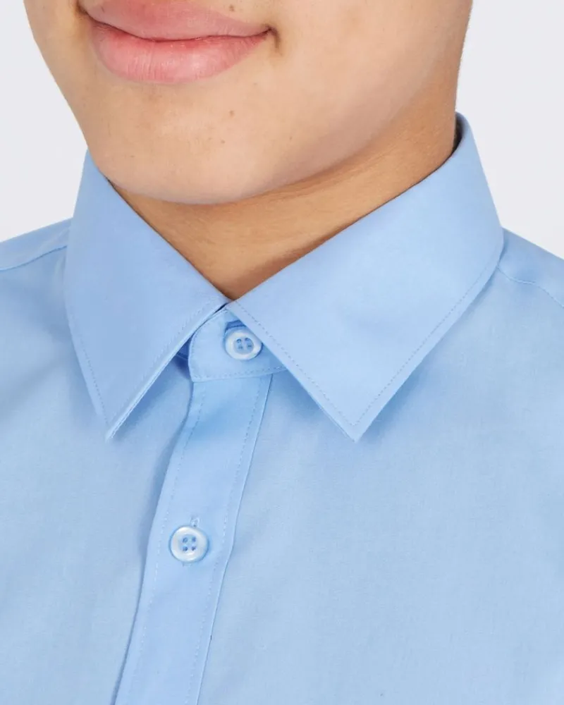 Fashion Dunnes Stores Long-Sleeved Non Iron Shirt - Pack of 3 - (4-16 Years)