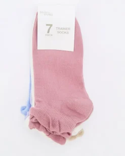 Hot Dunnes Stores Low Cut Trainer Socks - Pack Of 7