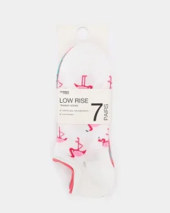 Discount Dunnes Stores Low Rise Invisible Trainer Socks - Pack Of 7