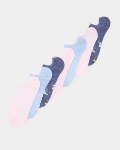 Discount Dunnes Stores Low Rise Invisible Trainer Socks - Pack Of 7