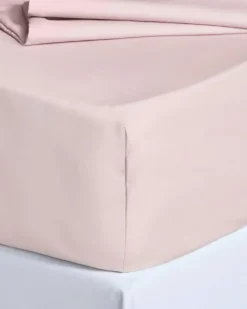 Outlet Dunnes Stores Luxury Percale Fitted Sheet 180 Thread Count - Single