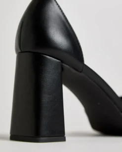 New Dunnes Stores Mid-Heel Closed Back Patent Sandals