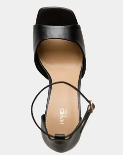 New Dunnes Stores Mid-Heel Closed Back Patent Sandals