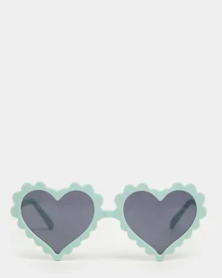 Online Dunnes Stores Mint Heart Sunnies