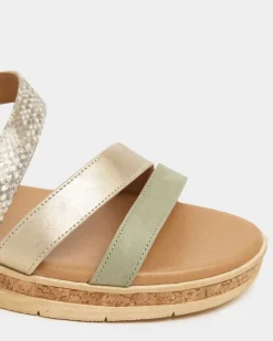 Online Dunnes Stores Multi Strap Wedge Sandal