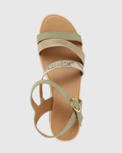 Online Dunnes Stores Multi Strap Wedge Sandal