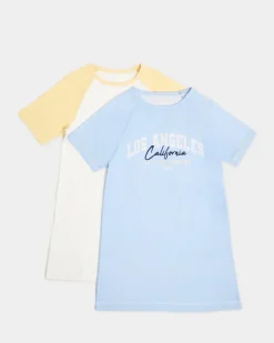 Discount Dunnes Stores Nightdress - Pack Of 2 (2-14 Years)