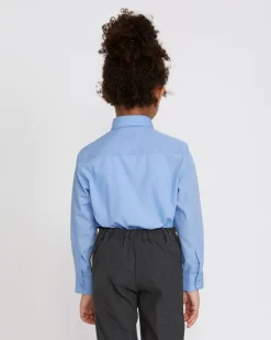 Online Dunnes Stores Non-Iron Long-Sleeved Blouses - Pack Of 3
