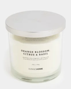 Best Dunnes Stores Orange Blossom, Citrus And Basil Two-Wick Scented Candle