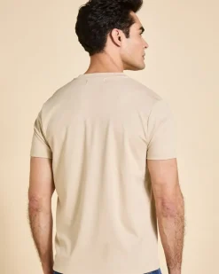 New Dunnes Stores Paul Costelloe Living Camel Crew Neck T-Shirt