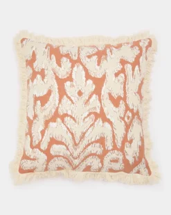 Clearance Dunnes Stores Paul Costelloe Living Fringe Embroidered Cushion