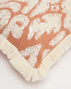 Clearance Dunnes Stores Paul Costelloe Living Fringe Embroidered Cushion