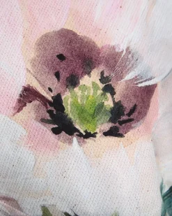 New Dunnes Stores Paul Costelloe Living Grey Floral Oxford Pillowcase