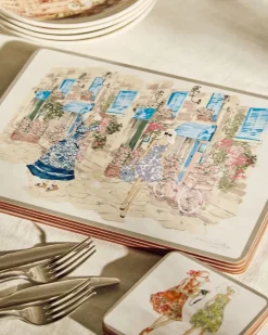 New Dunnes Stores Paul Costelloe Living Lady Coasters - Pack Of 4