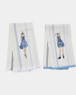 Hot Dunnes Stores Paul Costelloe Living Lady Tea Towel