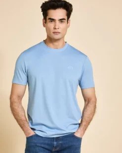 Fashion Dunnes Stores Paul Costelloe Living Light Blue Crew Neck T-Shirt