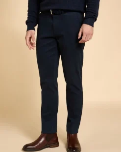 Hot Dunnes Stores Paul Costelloe Living Men Navy Italian Fabric Trousers