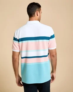 Best Dunnes Stores Paul Costelloe Living Men Textured Rib Stripe Polo Shirt