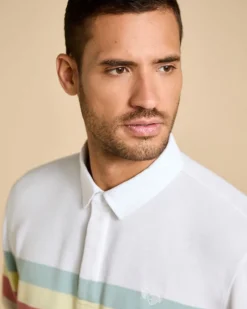 Sale Dunnes Stores Paul Costelloe Living Men Stripe Pique Polo Shirt