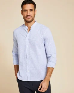 Hot Dunnes Stores Paul Costelloe Living Men Grandad Collar Shirt