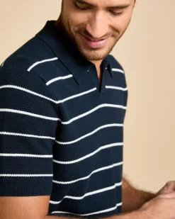 Hot Dunnes Stores Paul Costelloe Living Men Short Sleeve Stripe Polo