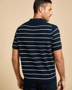 Hot Dunnes Stores Paul Costelloe Living Men Short Sleeve Stripe Polo