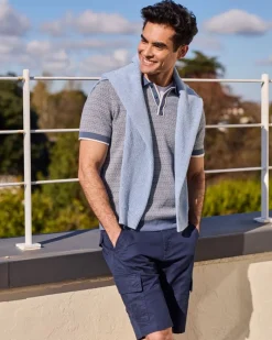Outlet Dunnes Stores Paul Costelloe Living Men Jacquard Knitted Polo