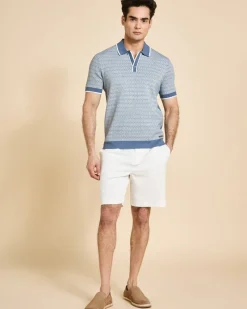 Outlet Dunnes Stores Paul Costelloe Living Men Jacquard Knitted Polo
