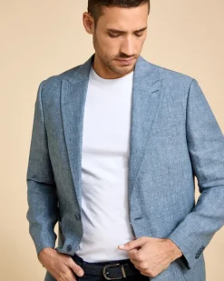 Sale Dunnes Stores Paul Costelloe Living Men Check Linen Blazer