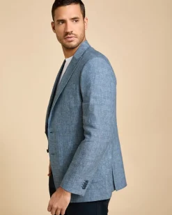 Sale Dunnes Stores Paul Costelloe Living Men Check Linen Blazer