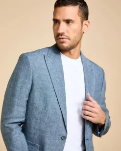 Sale Dunnes Stores Paul Costelloe Living Men Check Linen Blazer