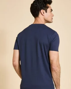 Outlet Dunnes Stores Paul Costelloe Living Navy Crew Neck T-Shirt