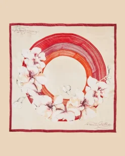 Clearance Dunnes Stores Paul Costelloe Living Studio Circle Floral Silk Scarf