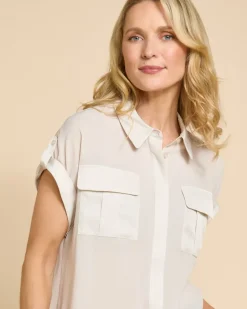 Clearance Dunnes Stores Paul Costelloe Living Studio Stone Pocket Blouse