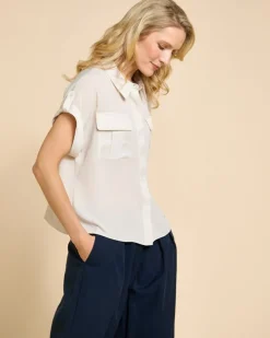 Clearance Dunnes Stores Paul Costelloe Living Studio Stone Pocket Blouse