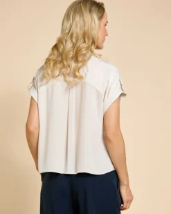 Clearance Dunnes Stores Paul Costelloe Living Studio Stone Pocket Blouse
