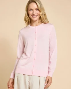 Fashion Dunnes Stores Paul Costelloe Living Studio Pink Superfine Cardigan
