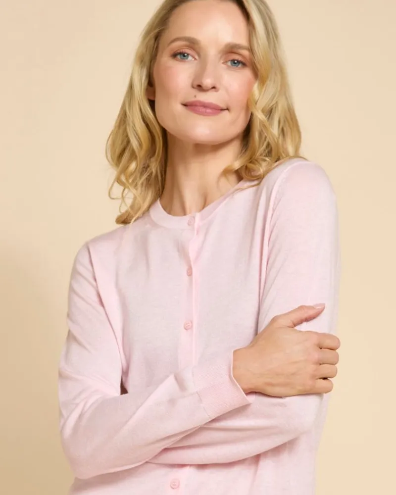 Fashion Dunnes Stores Paul Costelloe Living Studio Pink Superfine Cardigan