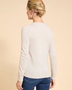 Discount Dunnes Stores Paul Costelloe Living Studio Stone 100% Cashmere Crew Neck Jumper