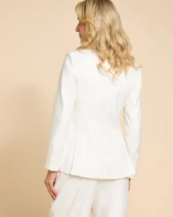 New Dunnes Stores Paul Costelloe Living Studio Ivory Linen Suit Blazer