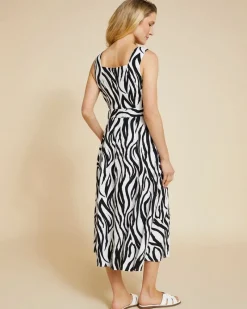 Hot Dunnes Stores Paul Costelloe Living Studio Print Wrap Midi Dress