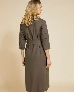 Best Dunnes Stores Paul Costelloe Living Studio Khaki Shirt Dress