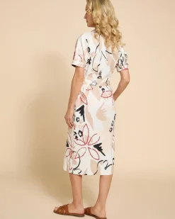 Outlet Dunnes Stores Paul Costelloe Living Studio Abstract Print Dress