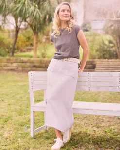 Outlet Dunnes Stores Paul Costelloe Living Studio Stone Linen Skirt
