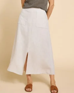 Outlet Dunnes Stores Paul Costelloe Living Studio Stone Linen Skirt