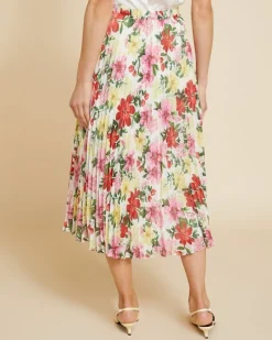 New Dunnes Stores Paul Costelloe Living Studio Floral Pleat Skirt