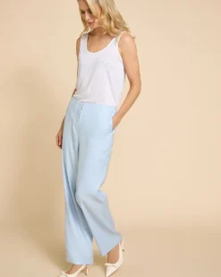 Clearance Dunnes Stores Paul Costelloe Living Studio Blue Linen Suit Trousers