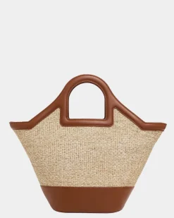 Clearance Dunnes Stores Paul Costelloe Living Studio Brown Beach Bag