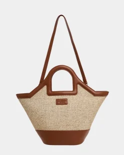 Clearance Dunnes Stores Paul Costelloe Living Studio Brown Beach Bag